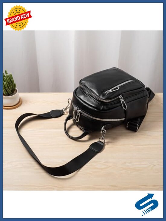 PU Leather 3-in-1 Mini Backpack Purse for Women main image 5